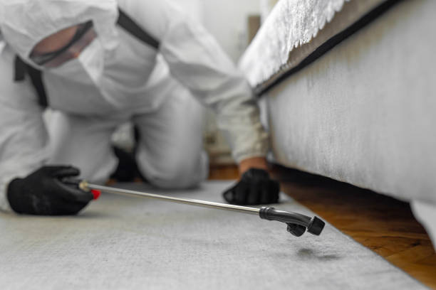 Professional Pest Control technician working in Four Oaks, NC